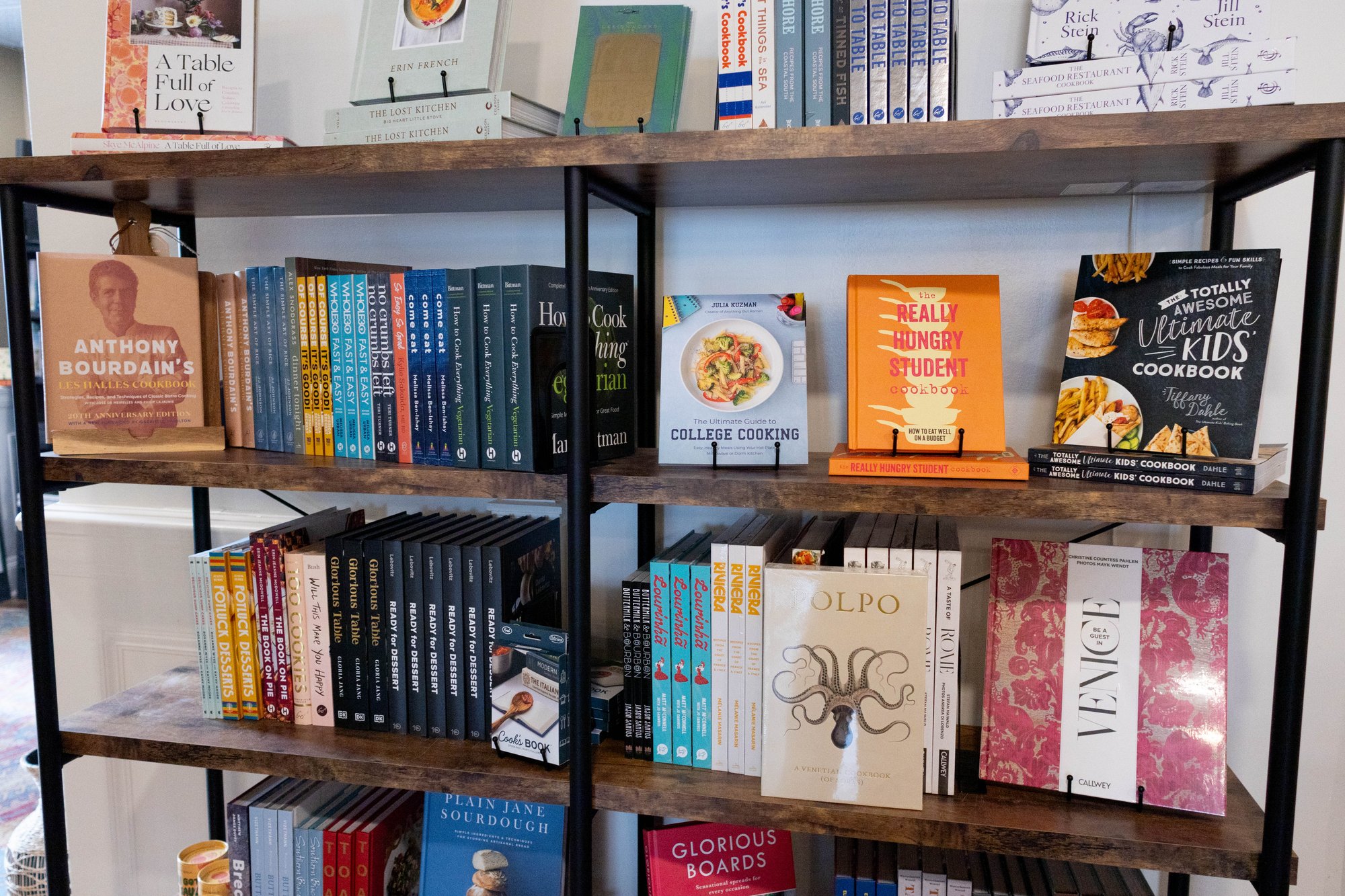 Cookbooks in the Book Nook