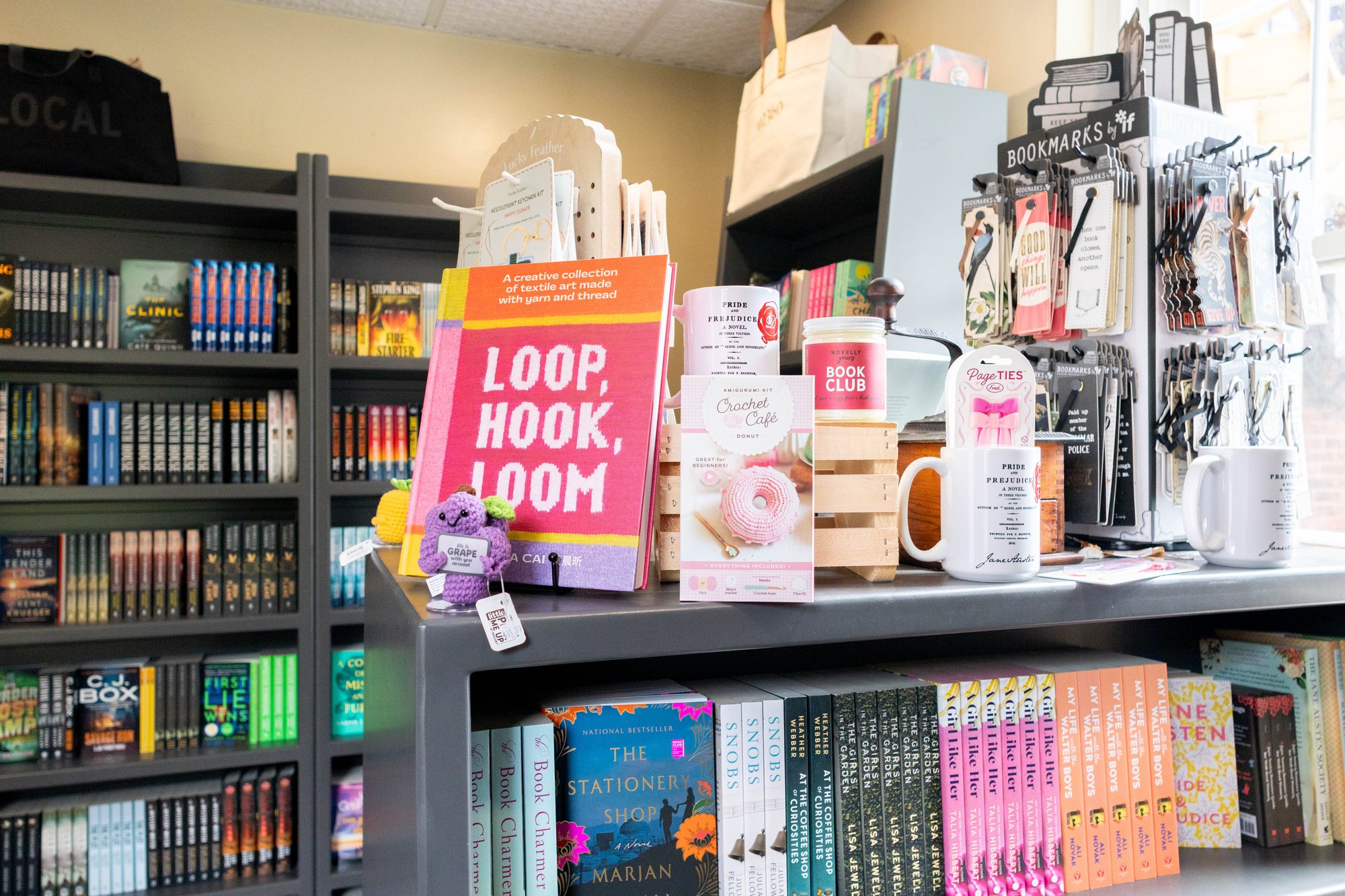 Craft and hobby books in the Book Nook