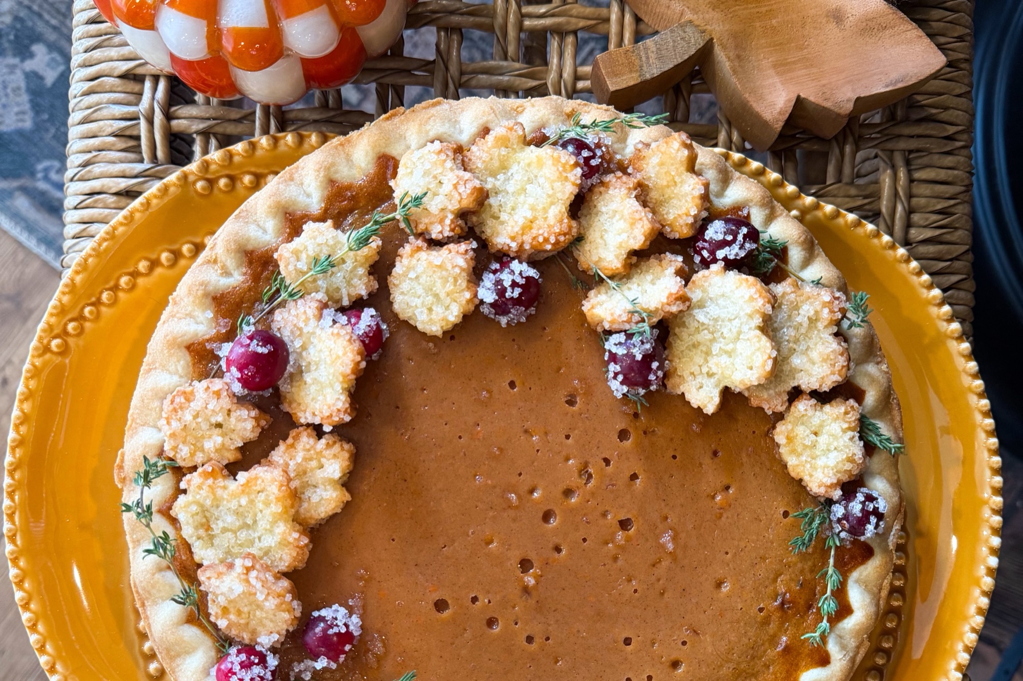 Thanksgiving pumpkin pie from Plimoth General Store
